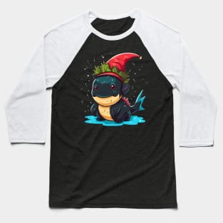 Axolotl Christmas Baseball T-Shirt